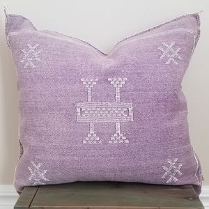 Cactus (Sabra) Silk Moroccan Pillow Cover